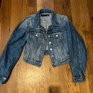 Veronica Beard cropped Jean jacket